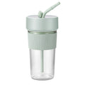 Wireless Electric Fruit Juicer Cup 350 ML Handheld Juice Mixer Cup with Straw USB Rechargeable Juice Blender Cup Office