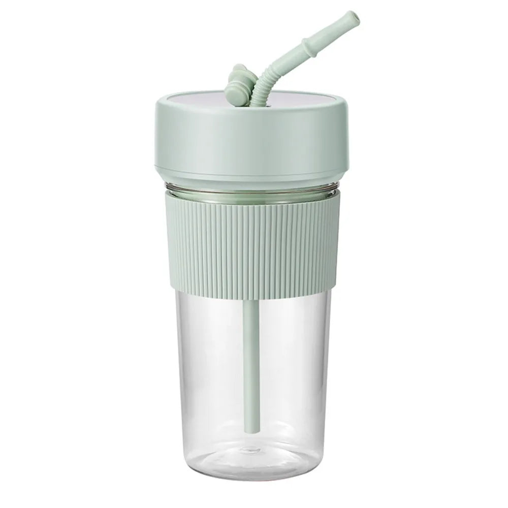 Wireless Electric Fruit Juicer Cup 350 ML Handheld Juice Mixer Cup with Straw USB Rechargeable Juice Blender Cup Office